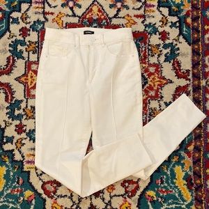 🤍 NWOT Express high waisted skinny white jeans 🤍